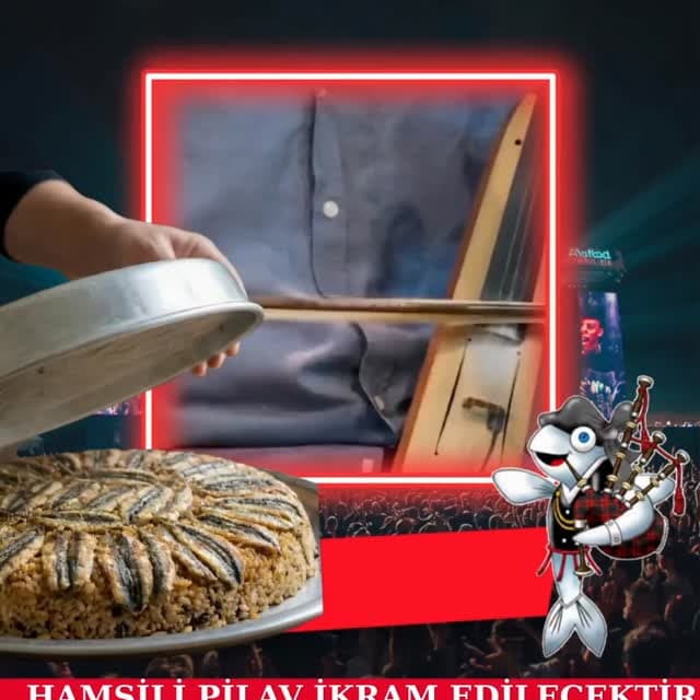 Hamsili pilav ikramı