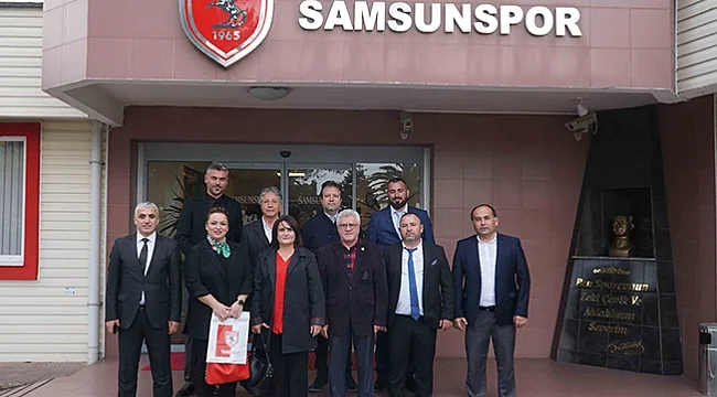 KKTC Karadeniz Kültür Derneği’nden Samsunspor’a ziyaret