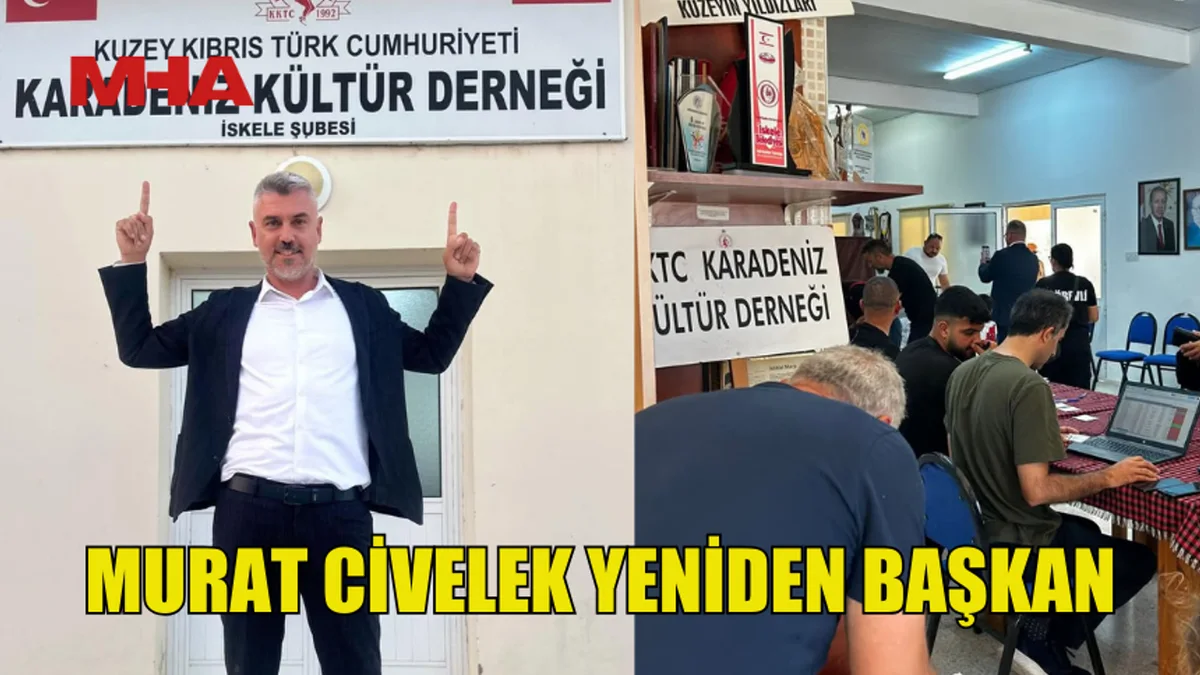 Başkanlık seçimini Murat Civelek kazandı