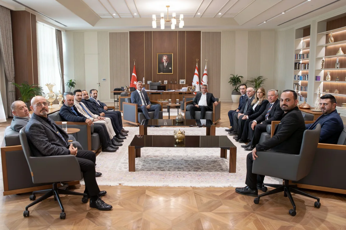 Cumhurbaşkanı Tufan Erhürman dernek heyetini kabul etti